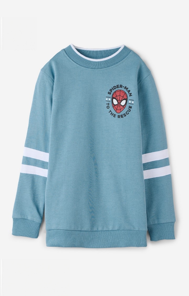 The Souled Store | Boys Spider-Man: True Blue Boys Sweatshirts