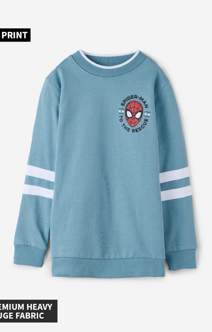 The Souled Store | Boys Spider-Man: True Blue Boys Sweatshirts