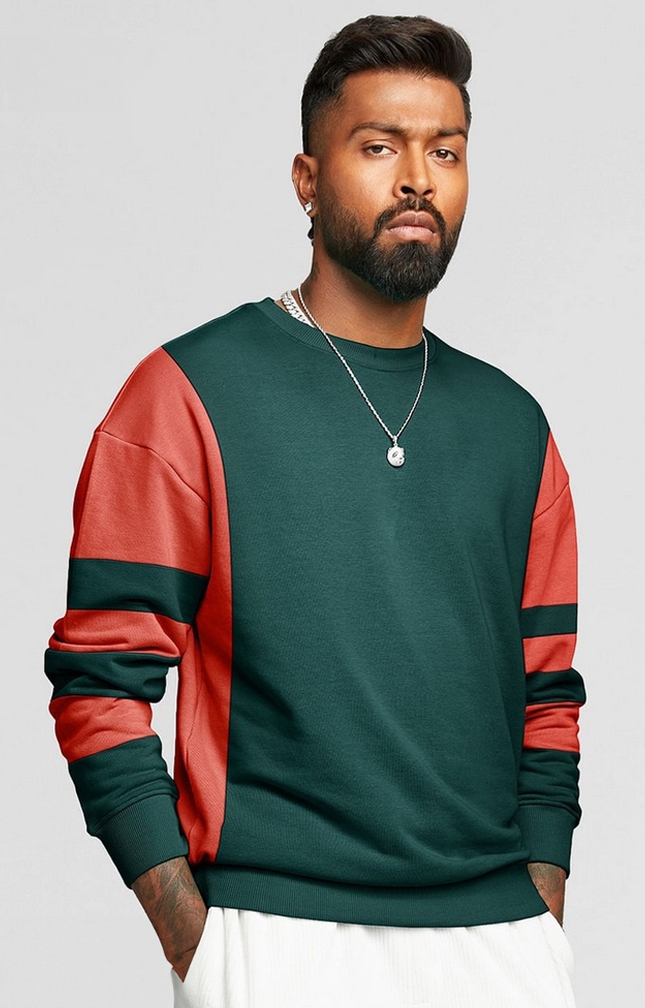 Men's TSS Originals: Emerald Clay Men's Oversized Sweatshirts