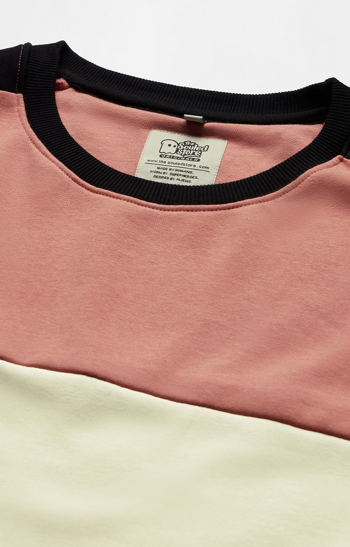 Men's TSS Originals: Coral Berry Men's Oversized Sweatshirts