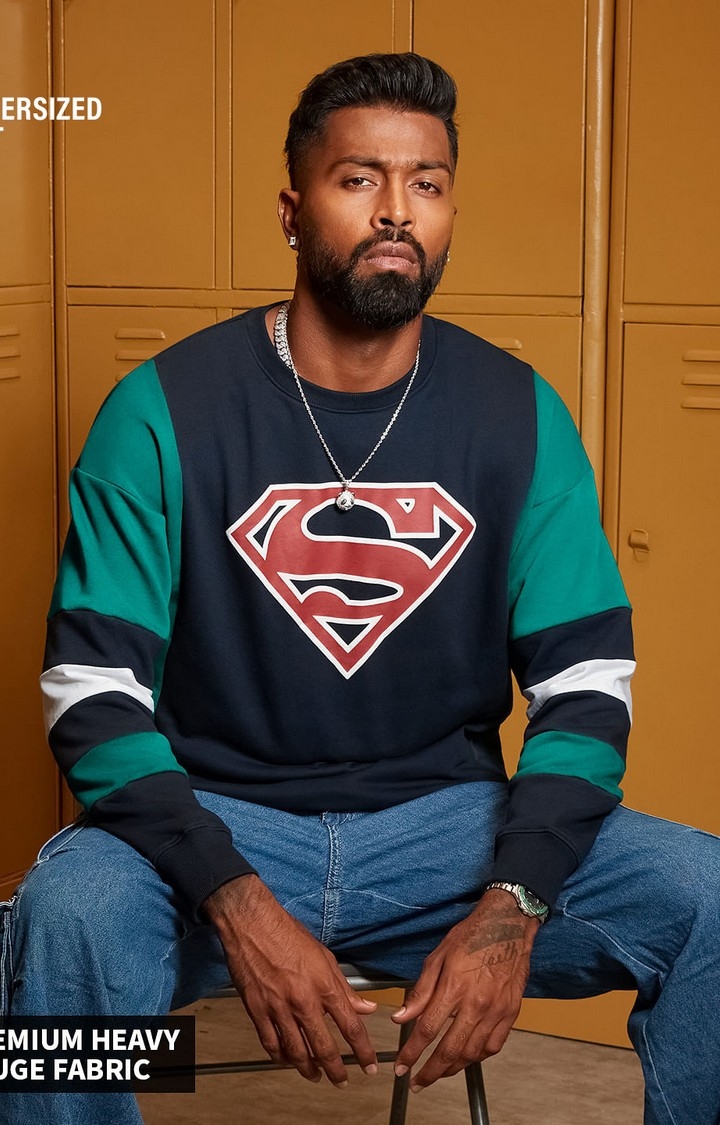 Men's Superman: Invincible Men's Oversized Sweatshirts