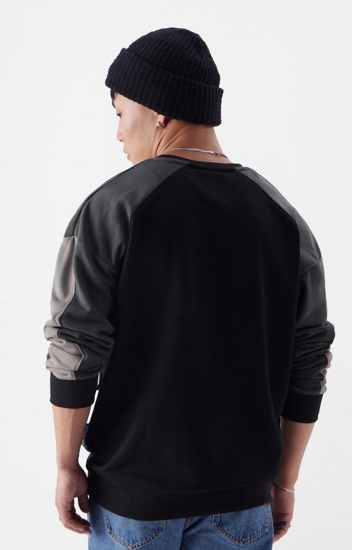 Men's TSS Originals: Black Camo Men's Oversized Sweatshirts