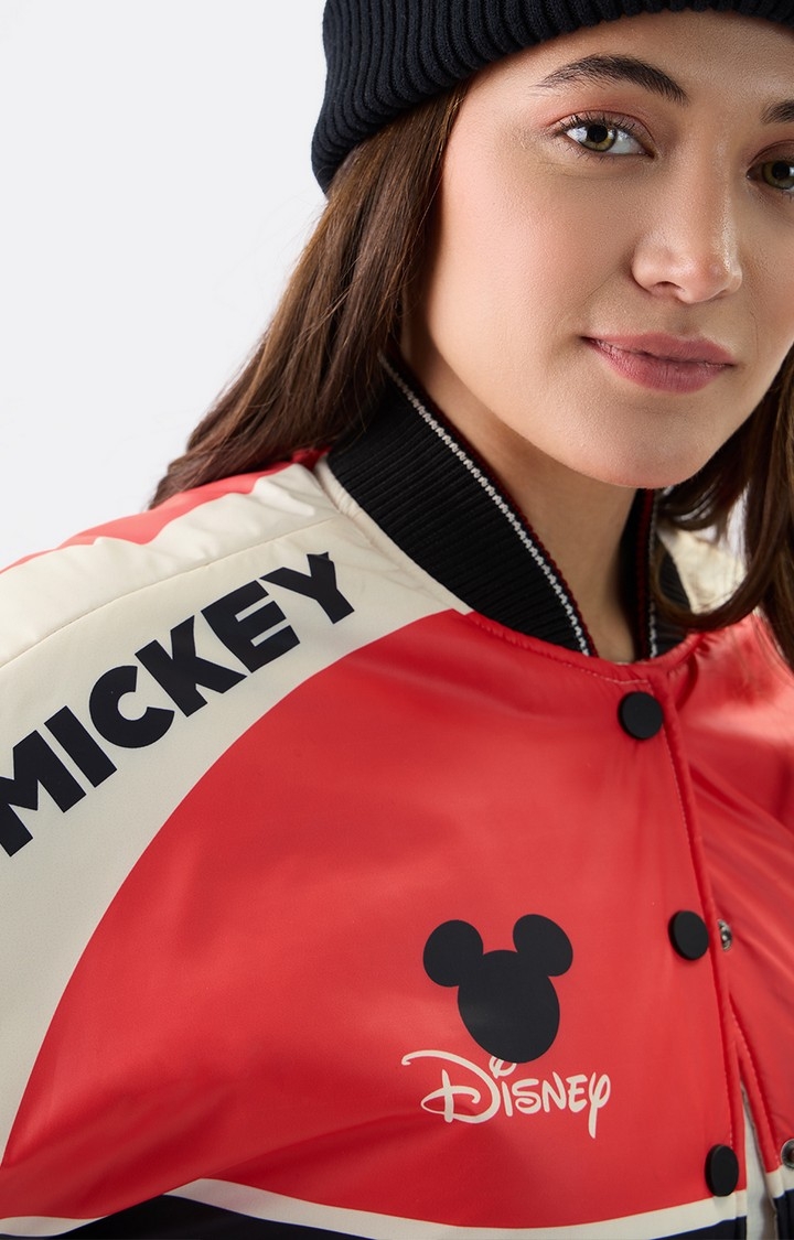 Women's Mickey Mouse: Racing Club 28 Women's Varsity Jackets