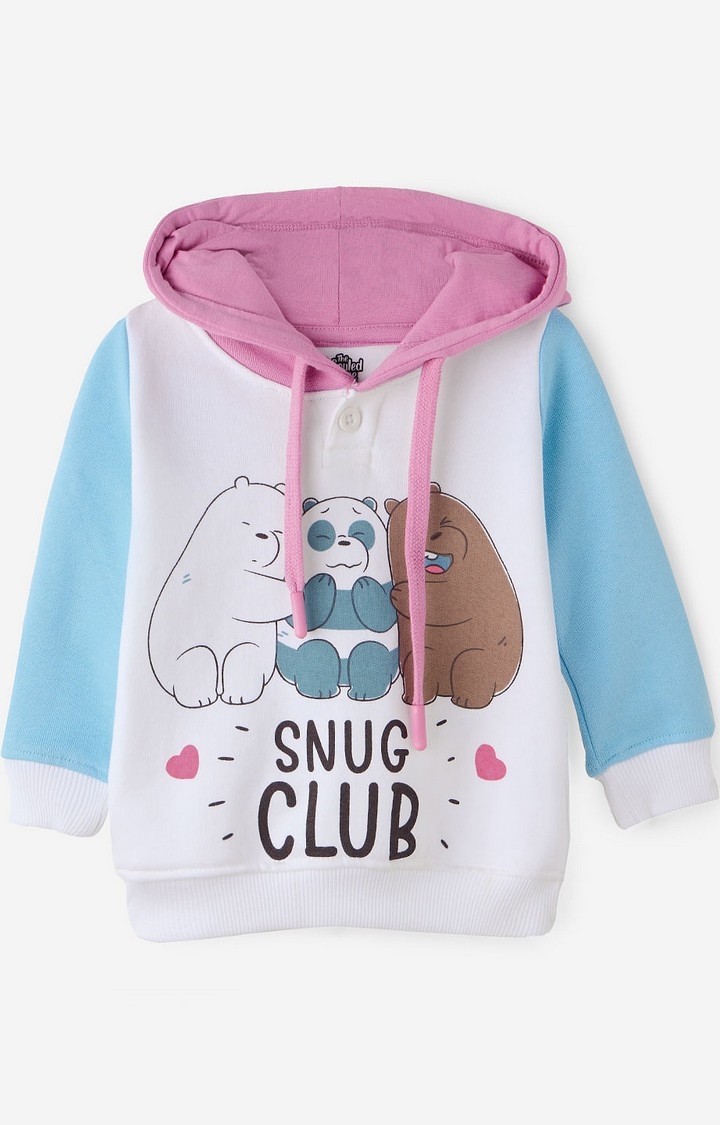 The Souled Store | Girls We Bare Bears: Snug Club Girls Cotton Hoodie