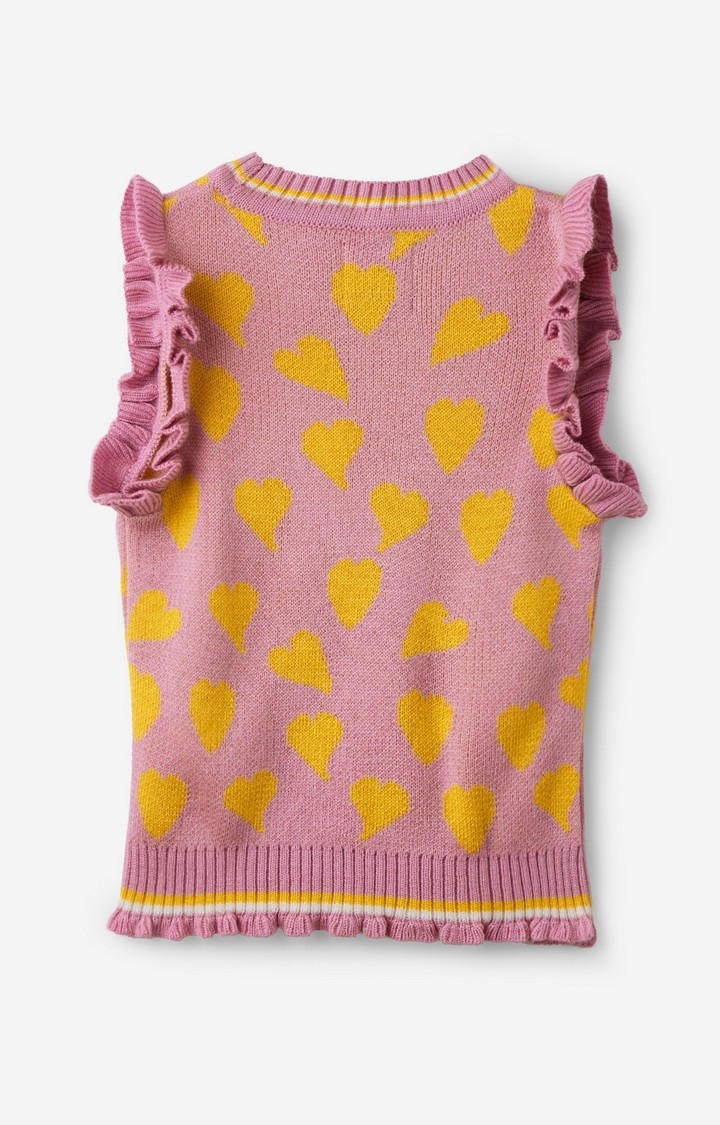 The Souled Store | Girls TSS Originals: Sunshine Hearts Girls Sweaters