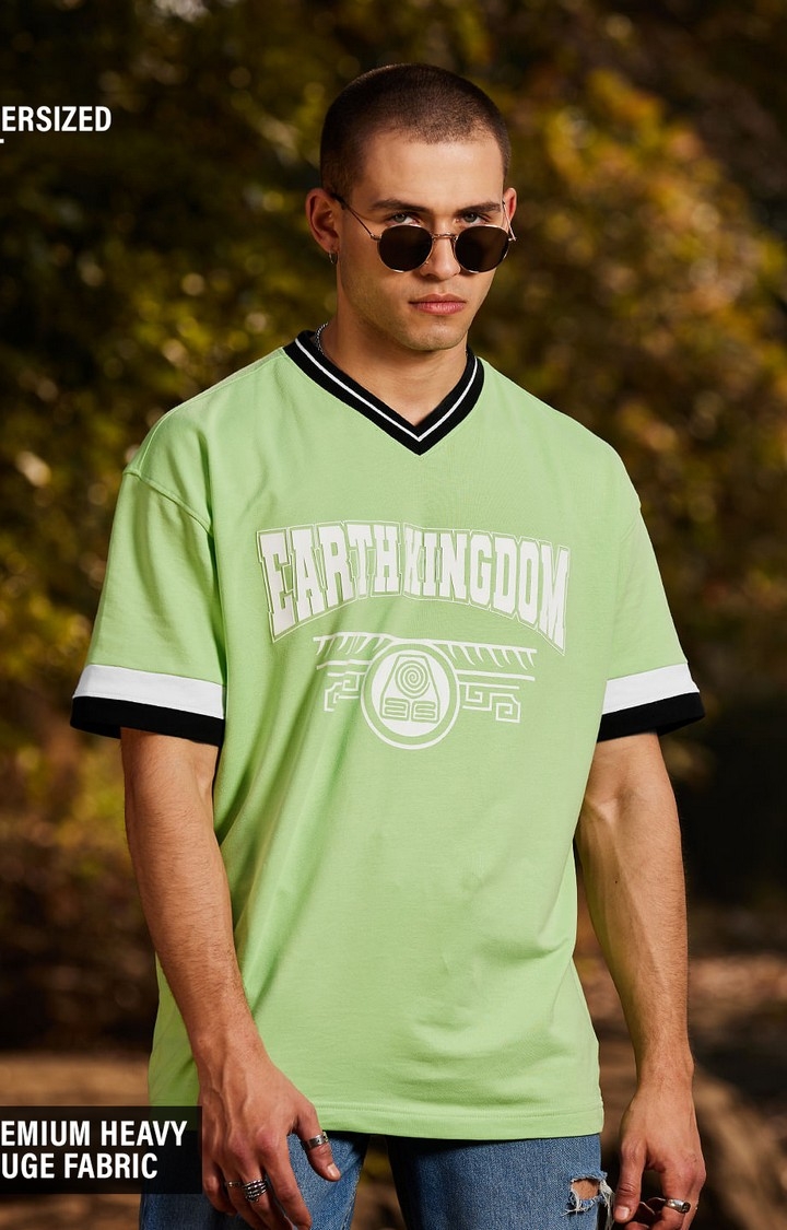 The Souled Store | Men's Avatar: Earthbender Oversized T-Shirt