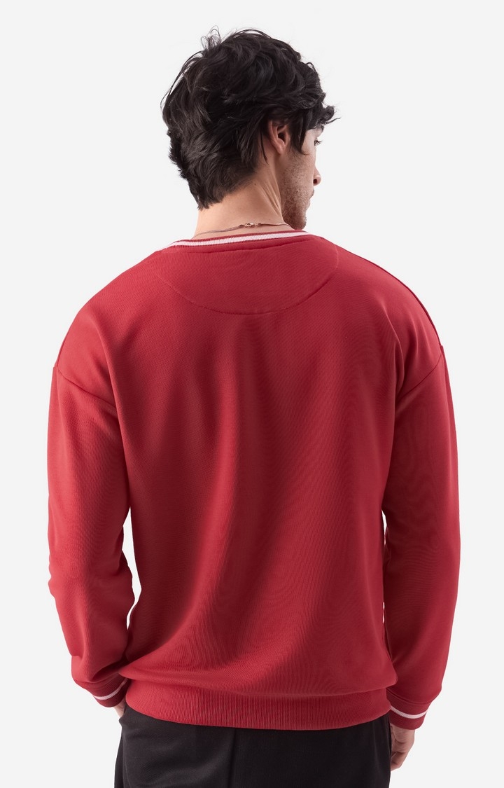 Men's Deadpool: Mistletoe Merc Men's Oversized Sweatshirts