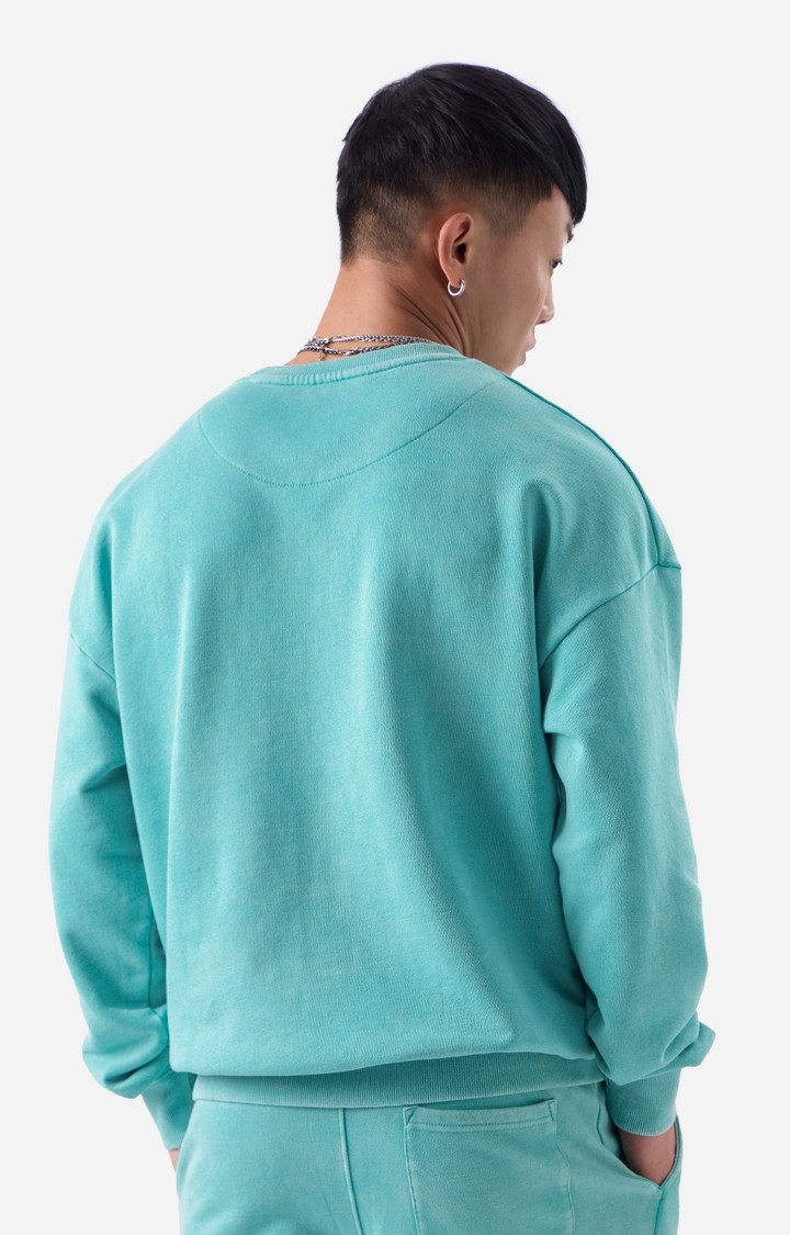 Men's TSS Originals: Stone Blue (Acid Washed) Men's Oversized Sweatshirts