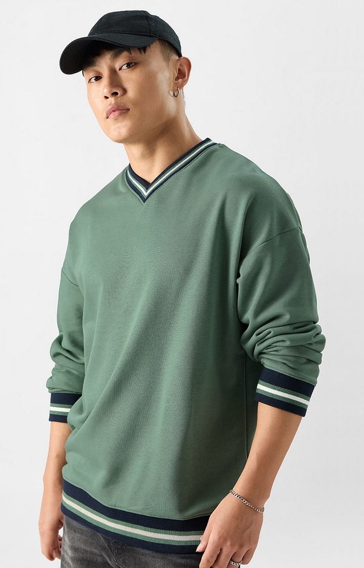 The Souled Store | Men's TSS Varsity: Green Bay Men's Oversized Sweatshirts