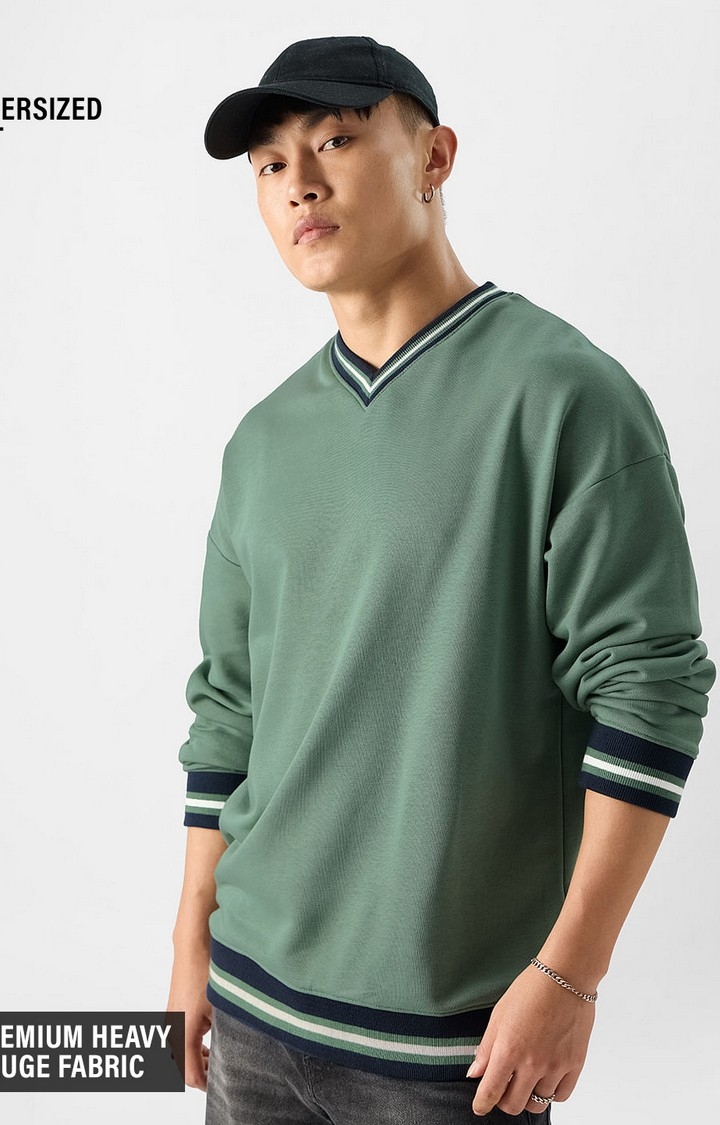The Souled Store | Men's TSS Varsity: Green Bay Men's Oversized Sweatshirts