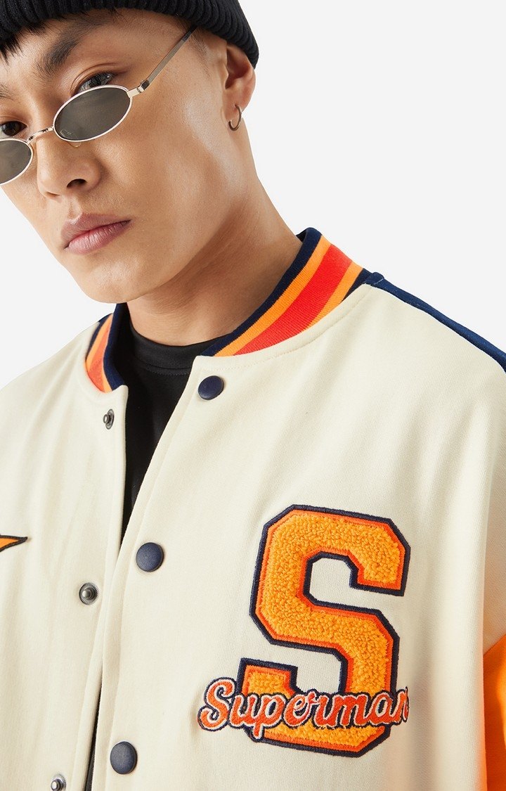 Men's Superman: Man of Steel Varsity Jackets