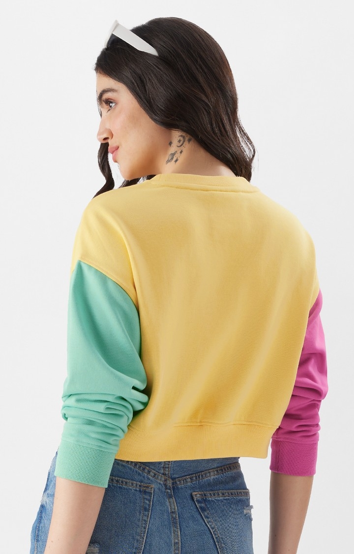 Women's Sunshine Hues Sweatshirt Women's Oversized Sweatshirts