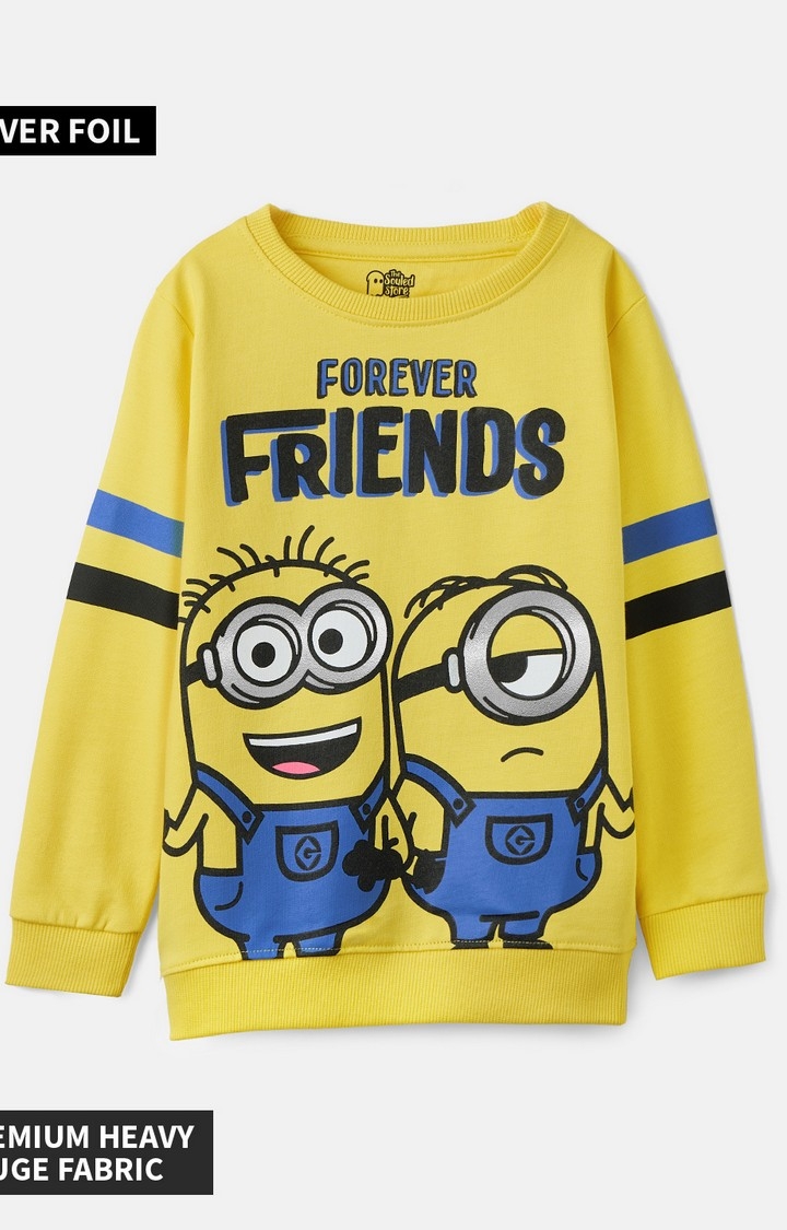The Souled Store | Boys Minions: Forever Friends Boys Sweatshirts