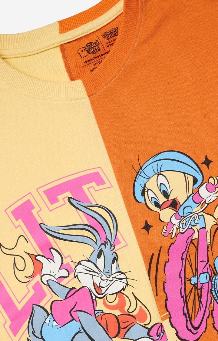 Women's  Original Looney Tunes Lit Af  Oversized T-Shirt