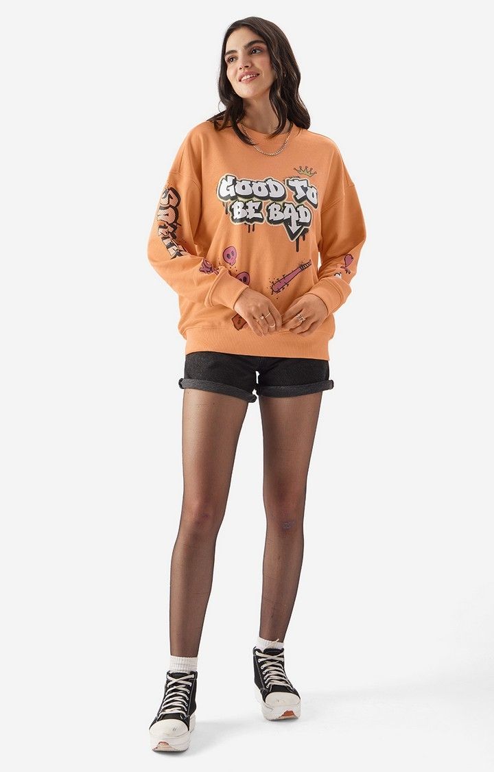Women's Good To Be Bad Women's Oversized Sweatshirts