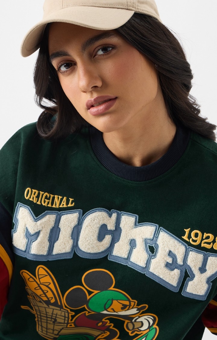 Women's Mickey: Parisian Vibes Women's Oversized Sweatshirts