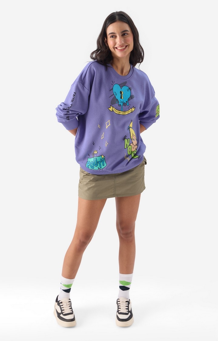 Women's Tinkerbell: Sparkle Women's Oversized Sweatshirts