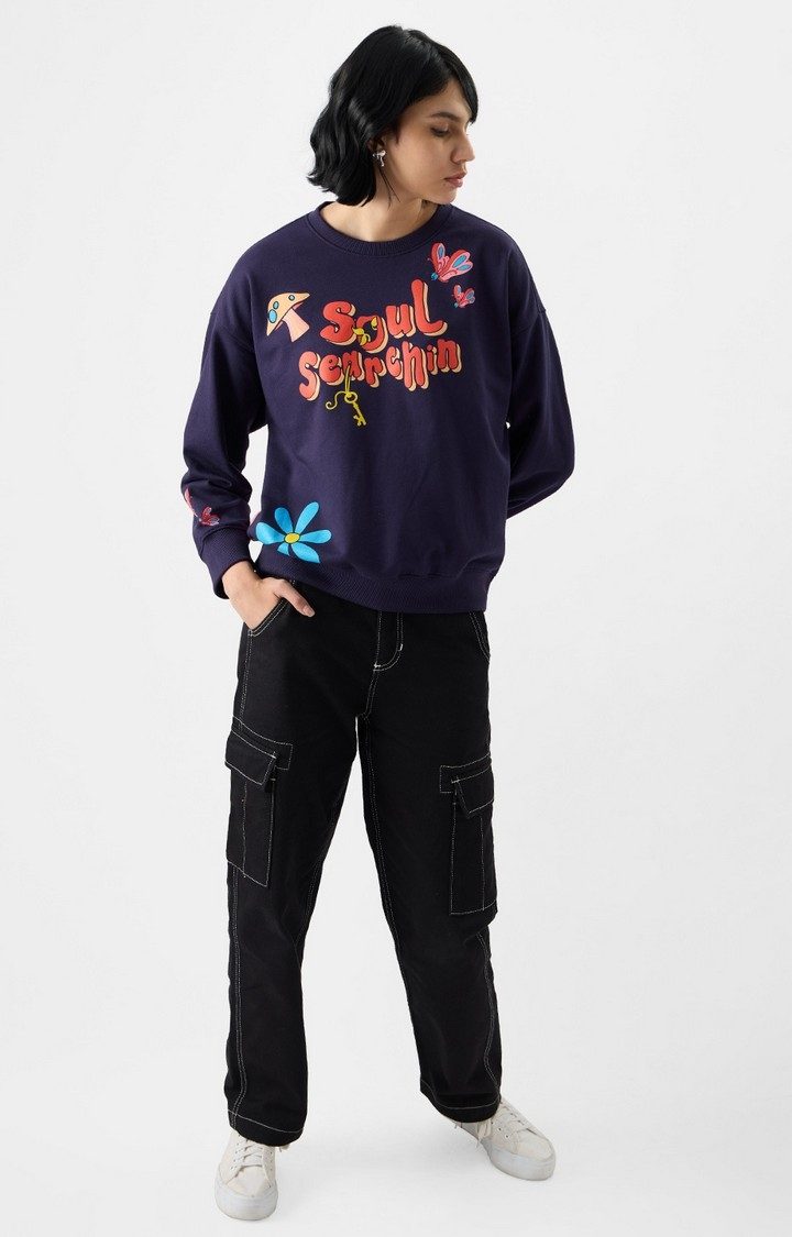 Women's Alice In Wonderland: Soul Searchin' Women's Oversized Sweatshirts