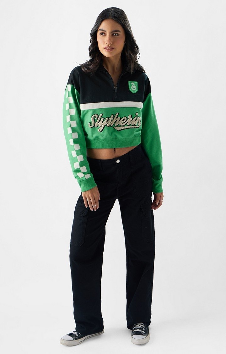 Women's Harry Potter: Slytherin Women's Oversized Sweatshirts