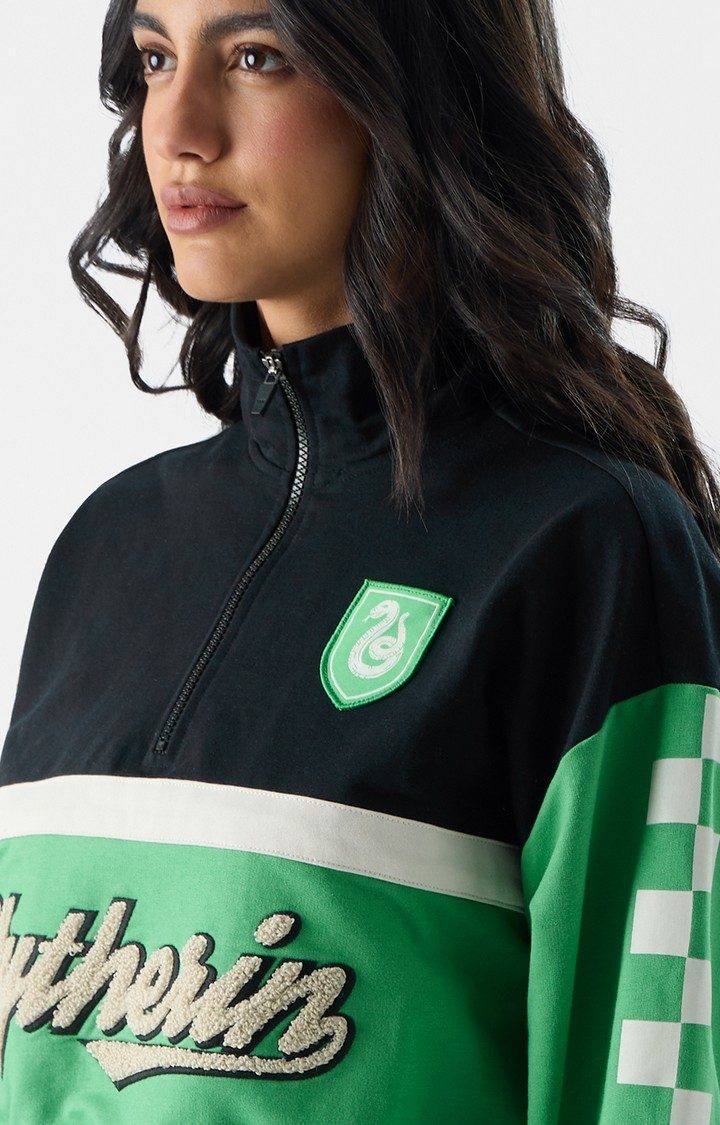 Women's Harry Potter: Slytherin Women's Oversized Sweatshirts