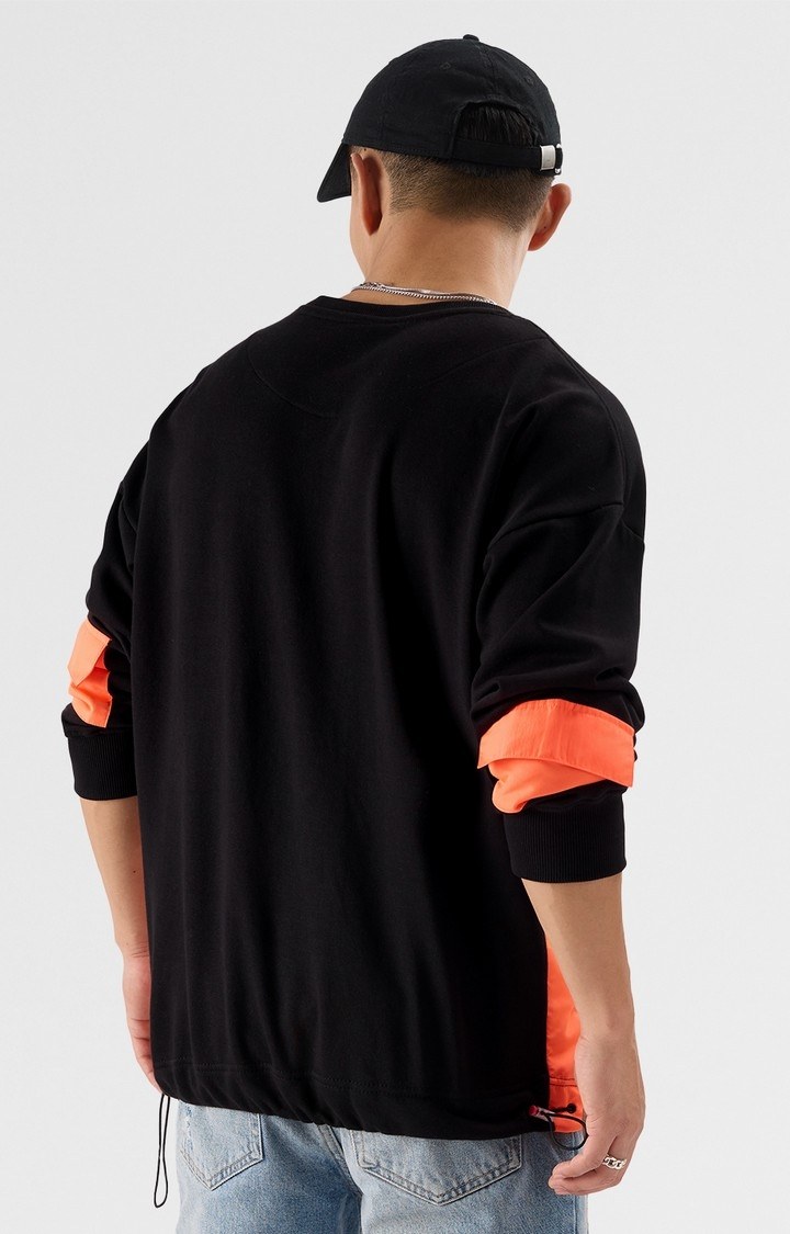 Men's TSS Originals: Blazing Black Men's Oversized Sweatshirts