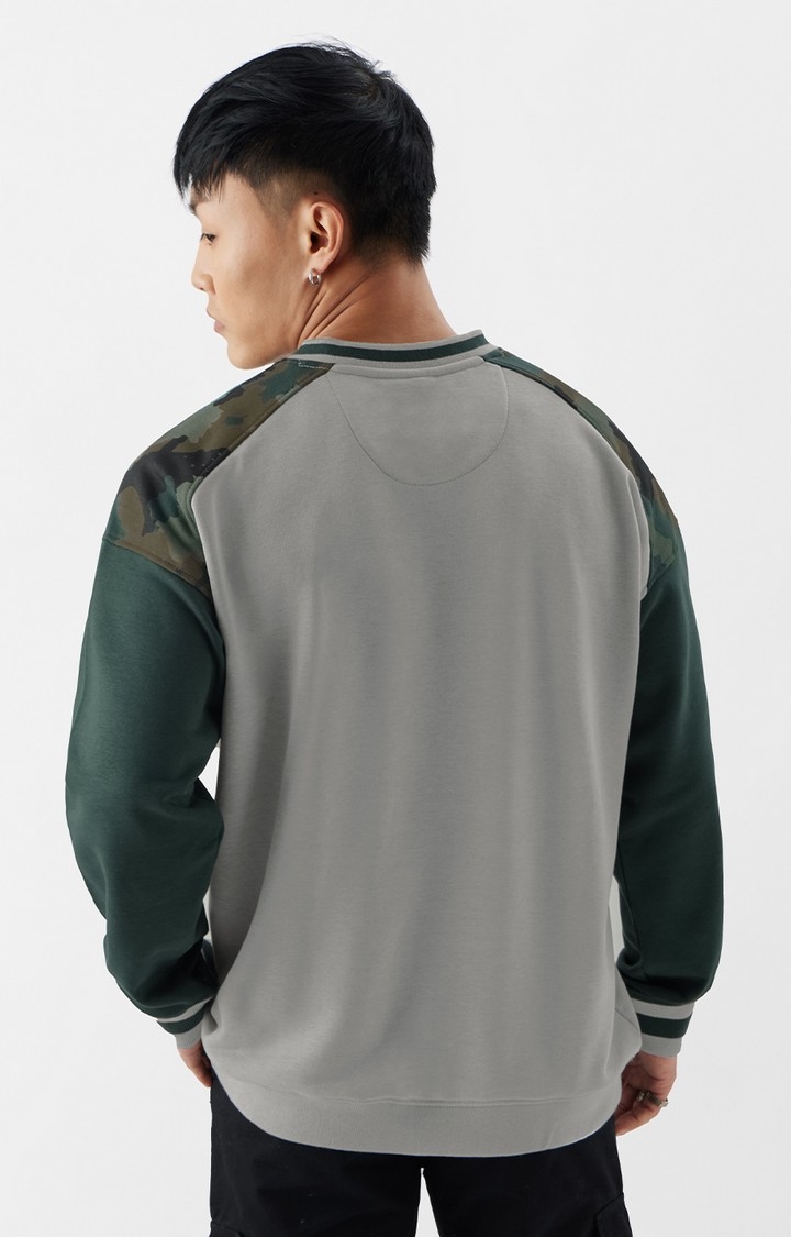 Men's TSS Originals: Green Camo Men's Oversized Sweatshirts