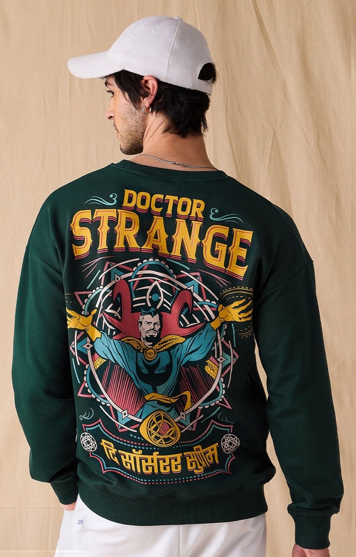 Men's Truck Art: Doctor Strange Men's Oversized Sweatshirts
