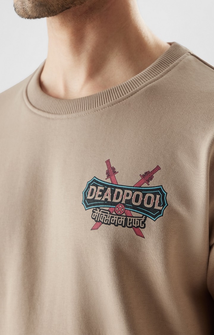 Men's Truck Art: Deadpool Men's Oversized Sweatshirts