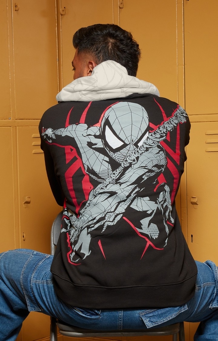 The Souled Store | Men's Spider-Man: Beyond Amazing Men's Oversized Hoodie