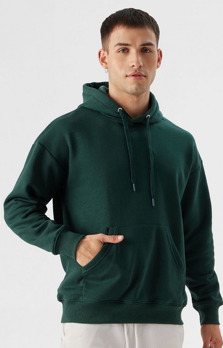 The Souled Store | Men's Solids: Chicory Men's Oversized Hoodie