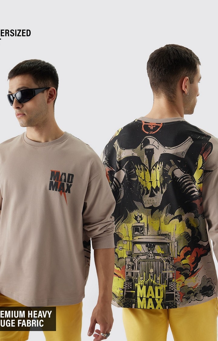 The Souled Store | Men's WB: Mad Max Oversized Full Sleeve T-Shirt