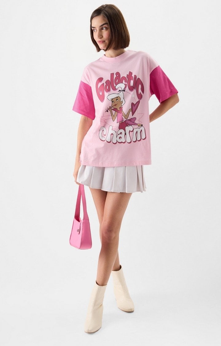Women's The Jetsons: Galactic Charm Women's Oversized T-Shirt