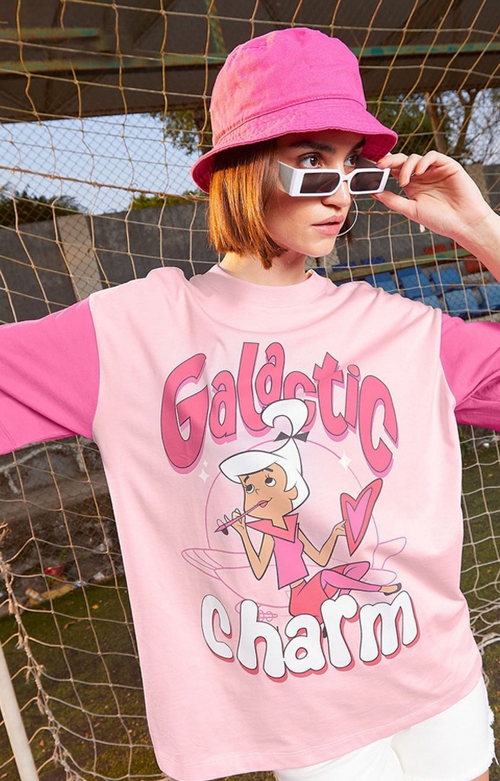 The Souled Store | Women's The Jetsons: Galactic Charm Women's Oversized T-Shirt