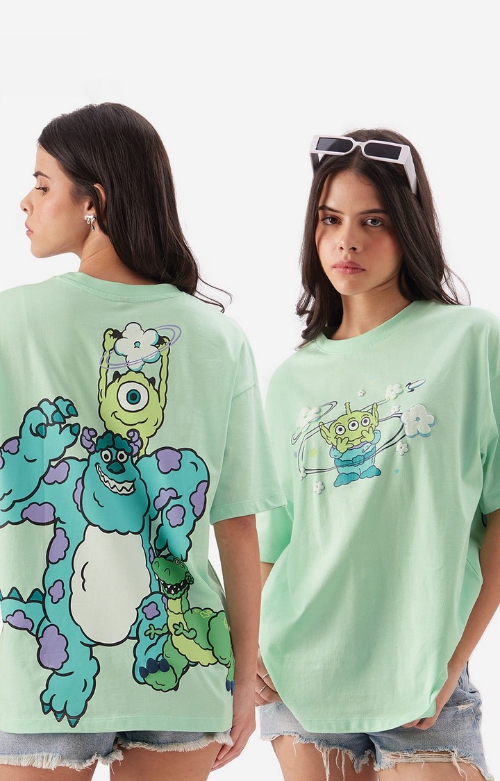 The Souled Store | Women's Pixar: Monster INC. Women's Oversized T-Shirt
