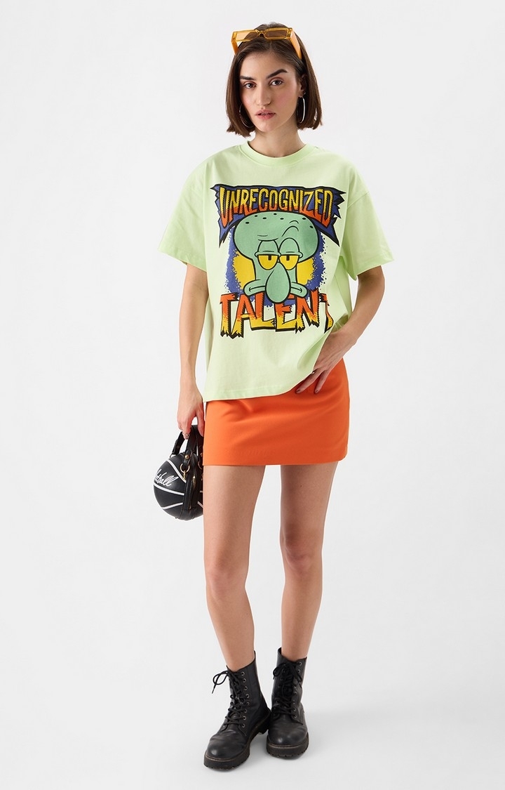 Women's SpongeBob: Unrecognised Talent Women's Oversized T-Shirt