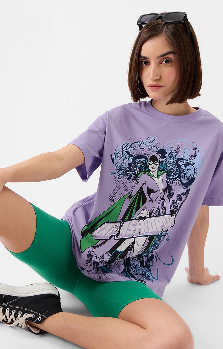 The Souled Store | Women's DC: Catastrophic Women's Oversized T-Shirt