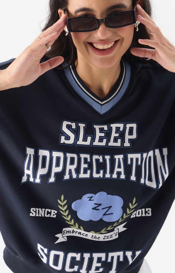 Women's Sleep Appreciation Women's Oversized Sweatshirts
