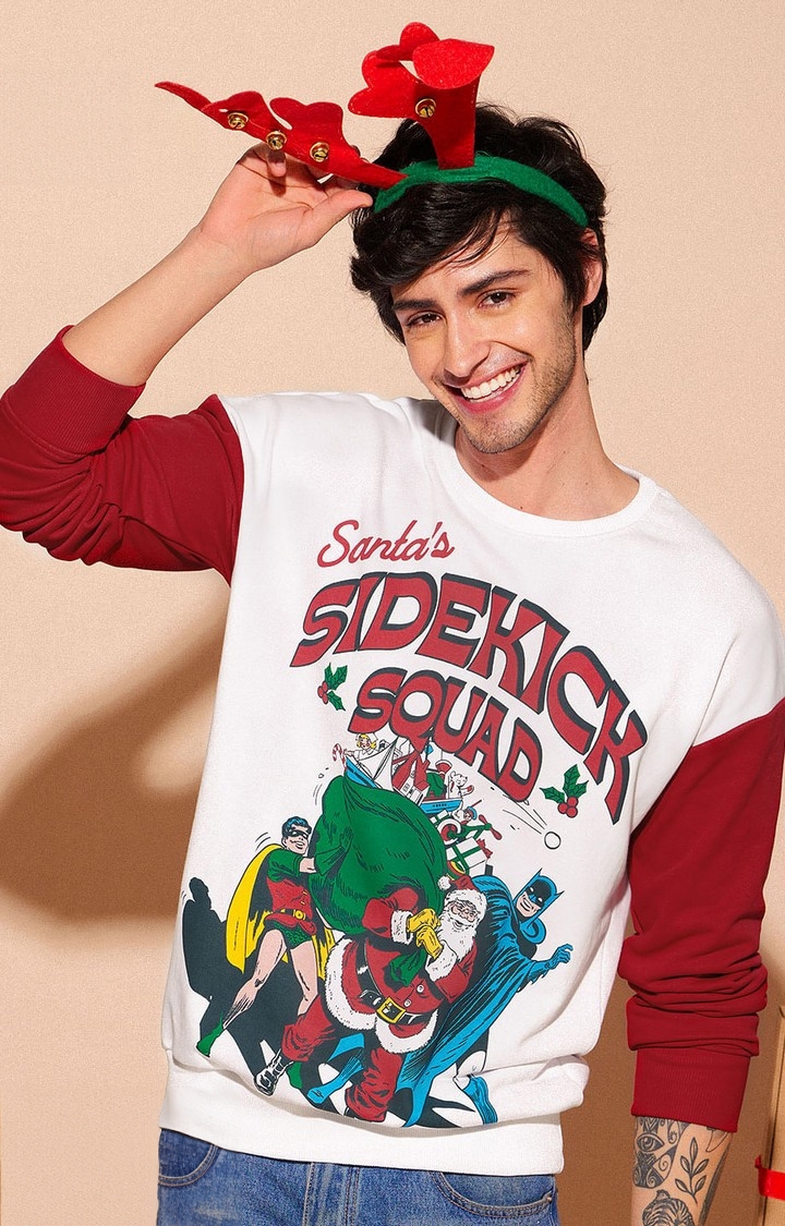 The Souled Store | Men's DC: Sidekick Squad Men's Oversized Sweatshirts