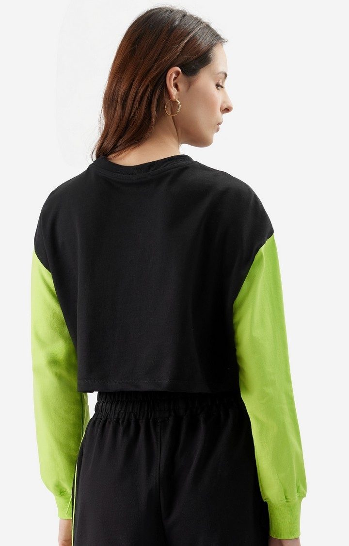Women's Powerpuff Girls: Buttercup Women's Oversized Cropped T-Shirt