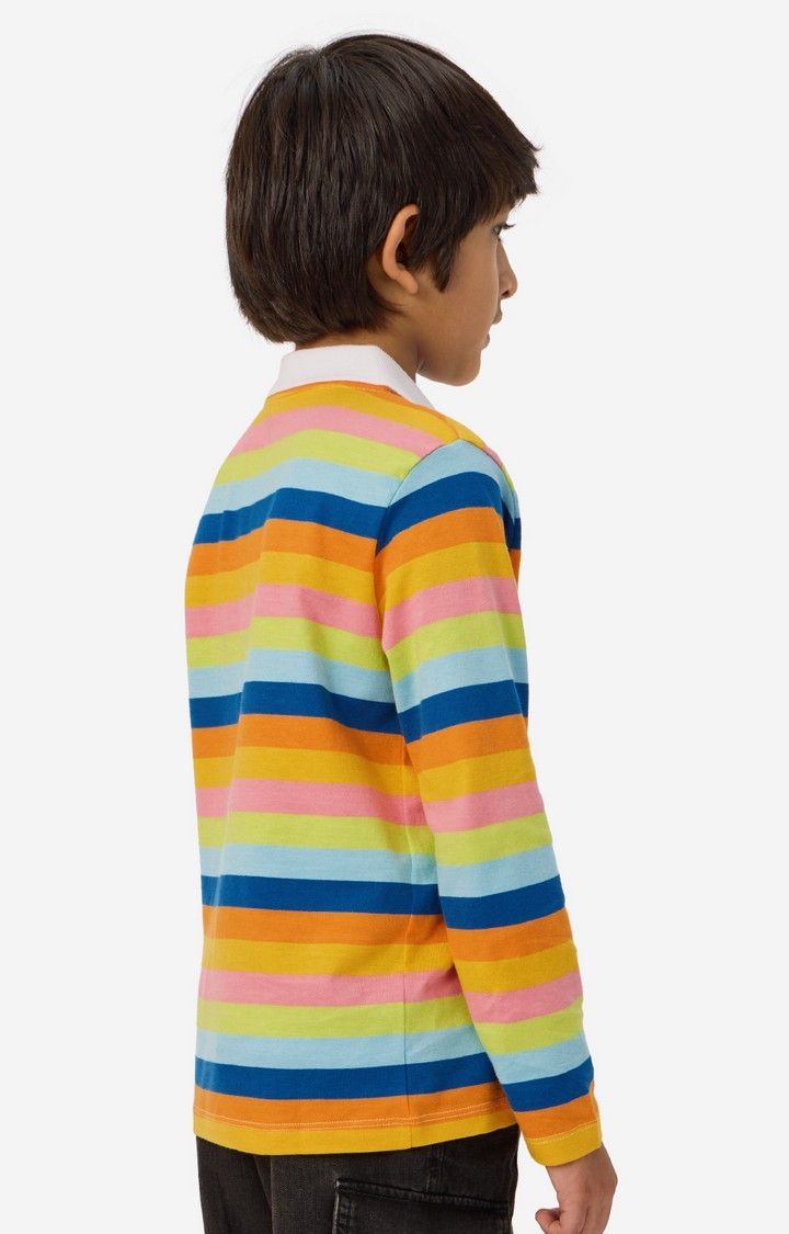 Boys Colourful Striped T-Shirt