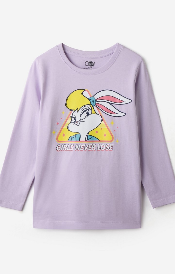 Girls Looney Tunes: Lola Bunny Girls Cotton Full Sleeve T-Shirt