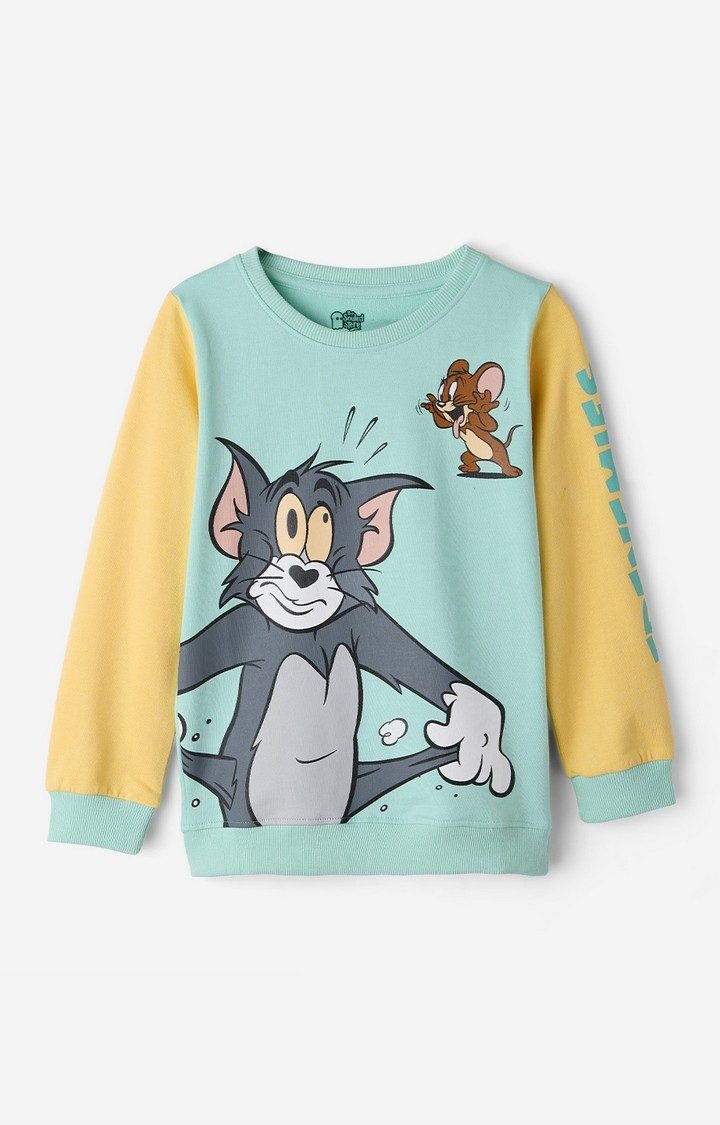 Girls Tom And Jerry: Frenemies Girls Cotton Sweatshirts