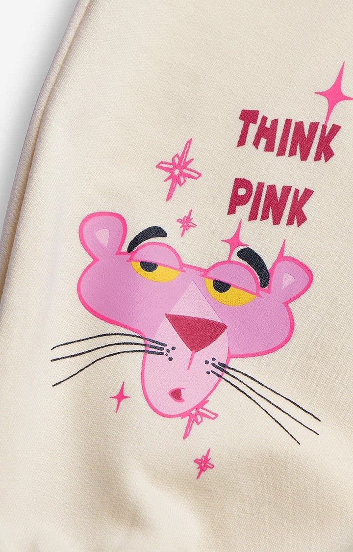 GirlsPink Panther: Pink Pow Girls Cotton Joggers