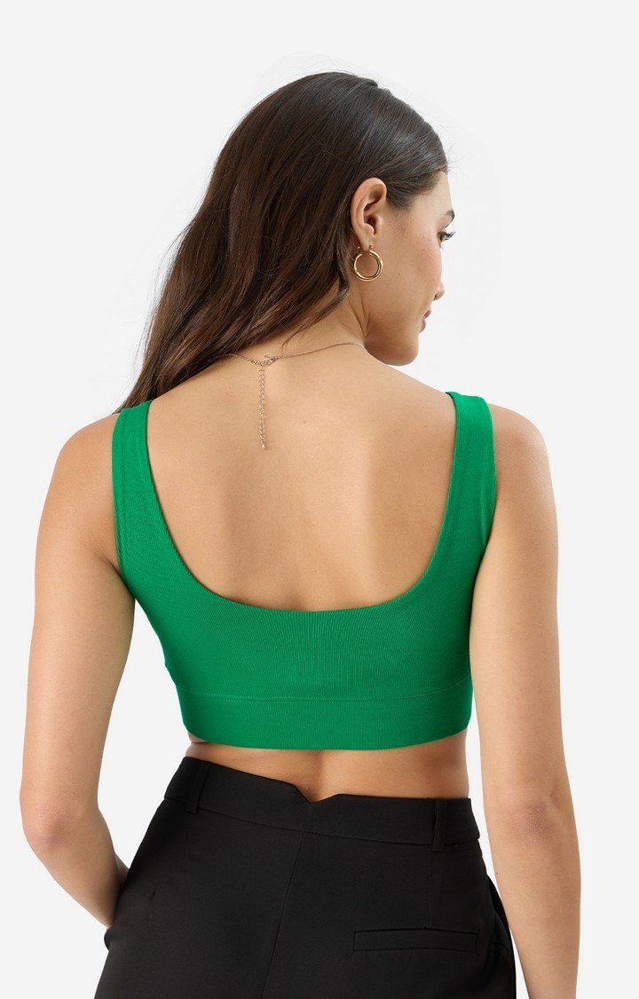 Women's Kelly Green Bralette Top Women's Bralette