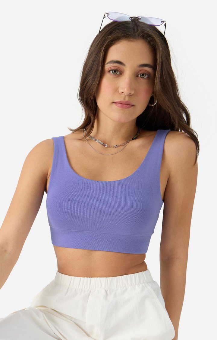 Women's Periwinkle Bralette Top Women's Bralette