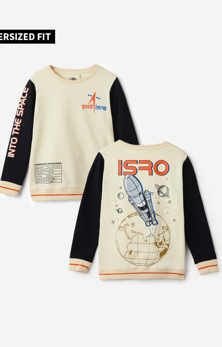 The Souled Store | Boys ISRO: Into The Space Boys Sweatshirts
