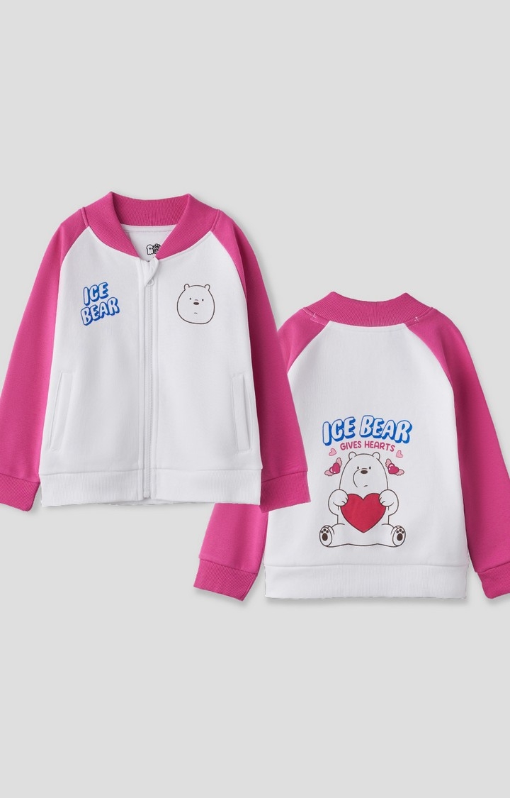 The Souled Store | Girls Ice Bear: Sends Love Girls Cotton Jackets