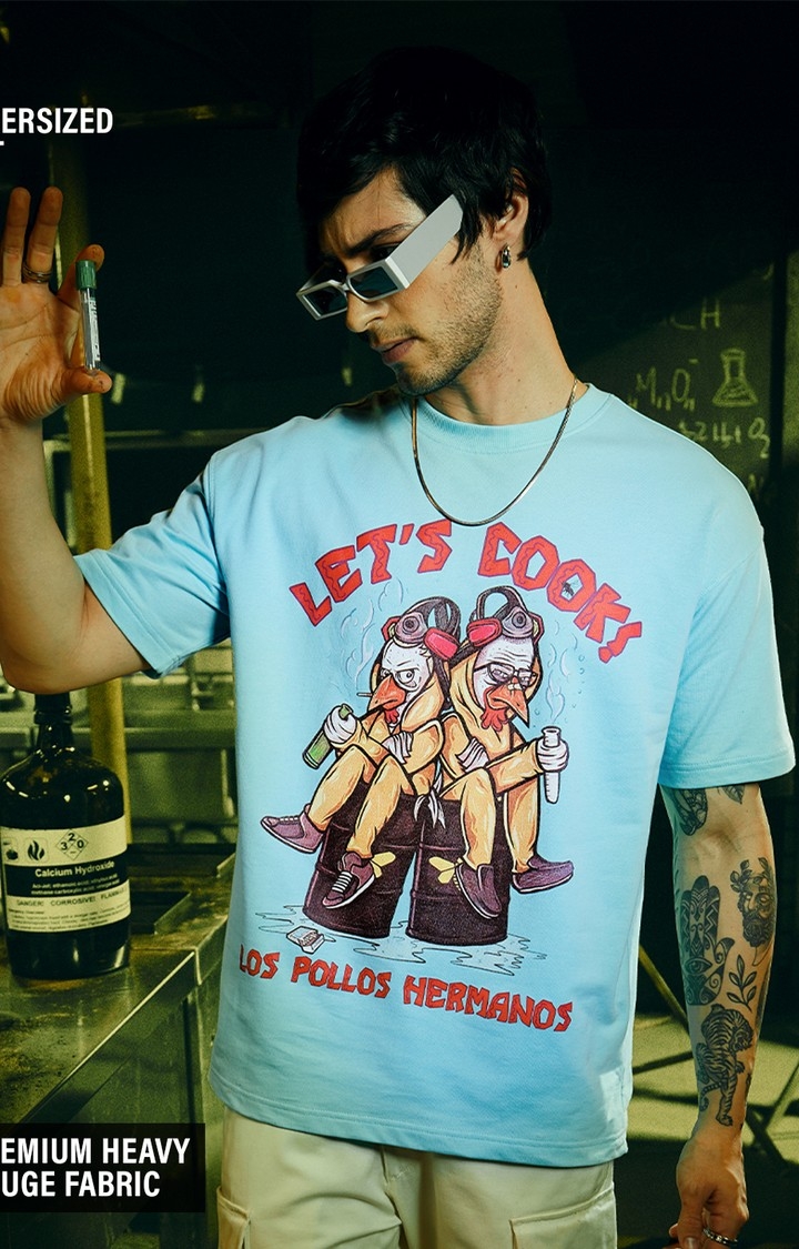 The Souled Store | Men's Breaking Bad: Let's Cook Oversized T-Shirt