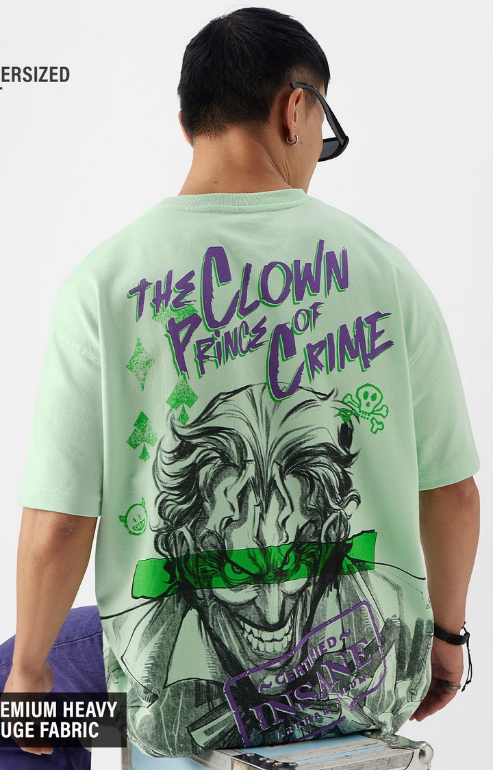 The Souled Store | Men's Joker: Certified Insane Oversized T-Shirt