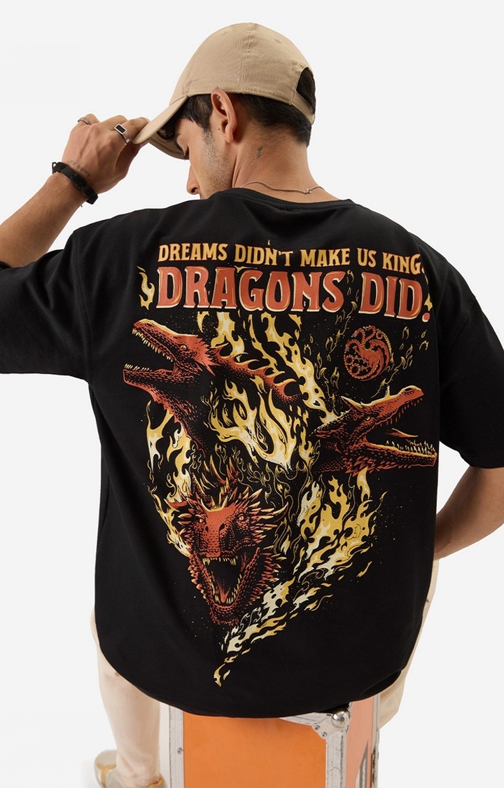 Men's House of the Dragon: Dragons Did Oversized T-Shirt